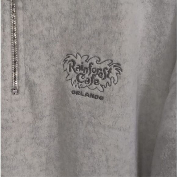 VTG NWT RAINFOREST Men's GRAY Zip-Up Sweater XXL - Picture 9 of 9